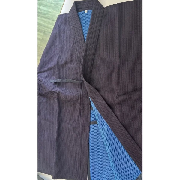 透氣款一重一劍 紺 劍道衣 (4) Breathable Single-Woven Kendogi – Navy Entry-Level Kendo Uniform