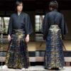 Midnight Black Ombre Kinran Hakama