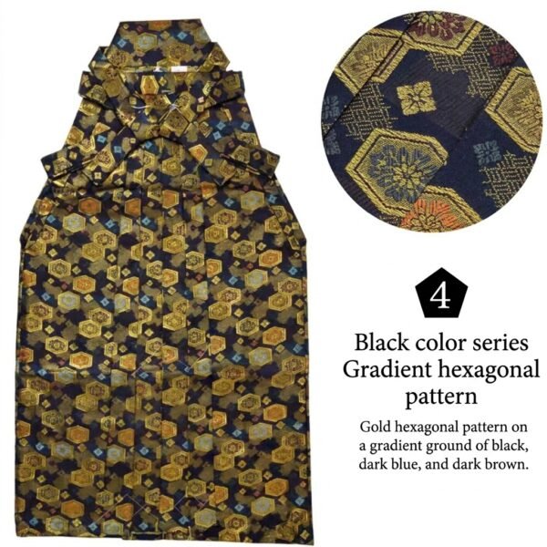 Midnight Black Ombre Kinran Hakama